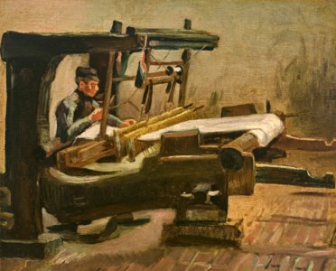 Van Gogh, Wever naar rechts gekeerd (Weaver Facing Right)