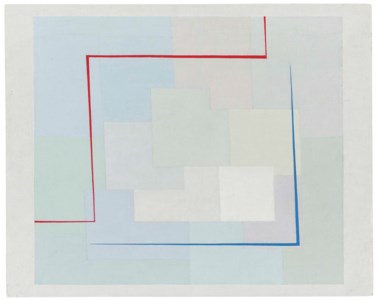 Opus 9 Red and Blue Stripes 1937