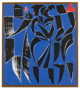 Untitled ( Three Figures (Blue Composition) )