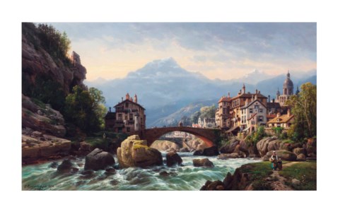 An Alpine village