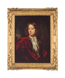 Portrait of a gentleman, half-length, in a feigned oval
