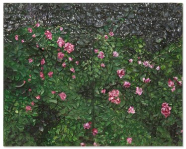 Julian Schnabel, Rose Painting (Near Van Gogh's Grave) X