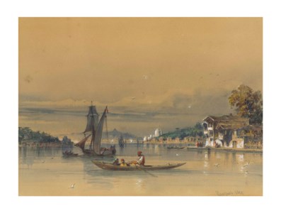 The Bosphorus with the two forts, Rumeli Hisarı and Anadolu Hisarı