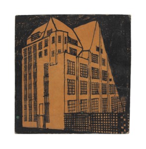 Sketch for a block of studios and flats for the Arts League of Service, Glebe Place, Chelsea