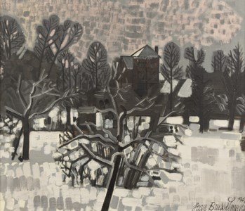 Jardin sous la neige, Dilbeek