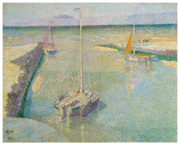 Uitmonding van den Rijn ou Le Port de Katwijk