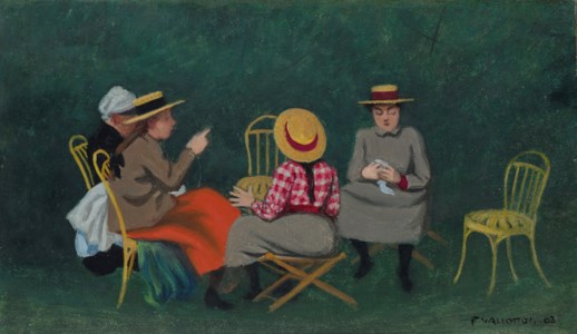 Fillettes au Bois de Boulogne ou Le Jardin