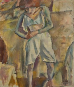 Hermine David s'habillant