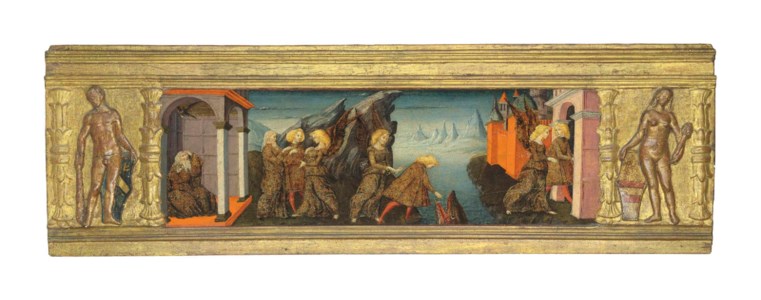 Tobias and the Angel: a cassone panel