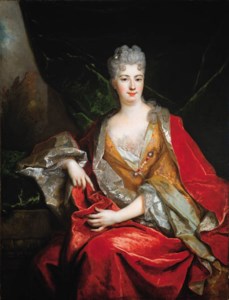Portrait of Mademoiselle de Saulx-Tavannes, Marquise de la Rochethulon, seated three-quarter length
