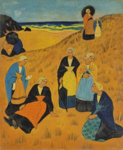Paul Sérusier, Filles de Douarnenez ou Bretonnes aux châles ou Dans les dunes à Douarnenez