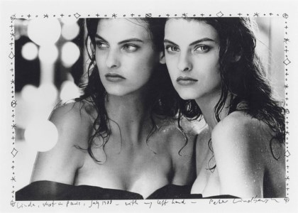 Linda, shot in Paris, July 1988 - with my left hand