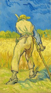 Van Gogh, Le moissonneur (d’après Millet)