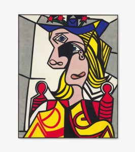 Roy Lichtenstein, Woman with Flowered Hat