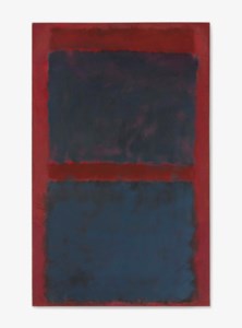 Mark Rothko, Untitled (Black on Maroon)