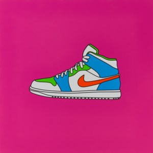 Untitled (Nike trainer magenta)