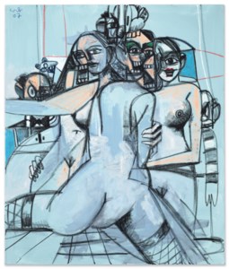George Condo, In the Brothel