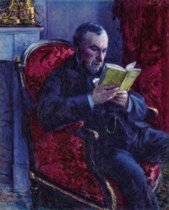 Portrait d’Eugène Daufresne lisant