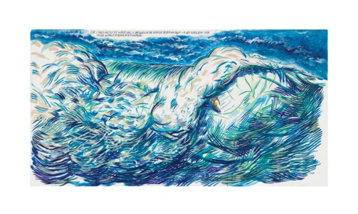 Raymond Pettibon, No Title (The Lower Half...)