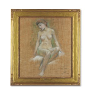 Seated nude