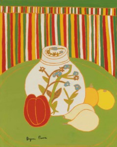 Tea Caddy with Gourds