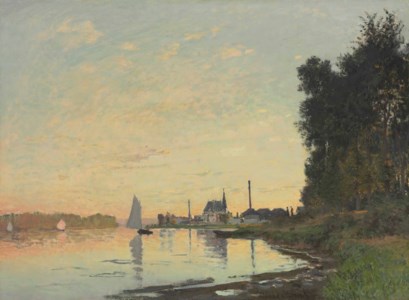 Claude Monet, Argenteuil, fin d'après-midi