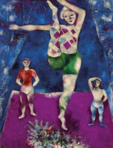 Marc Chagal, Les trois acrobates