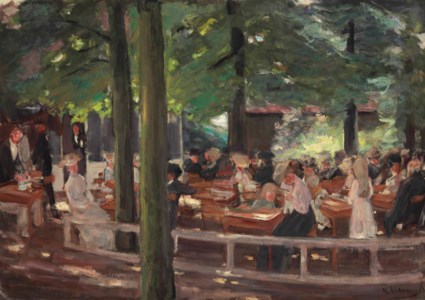 Max Liebermann, Biergarten in Laren--Studie
