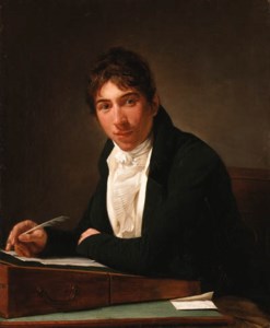 Portrait of Mr. Gardiner of Coombe Lodge, half length, at a writing table