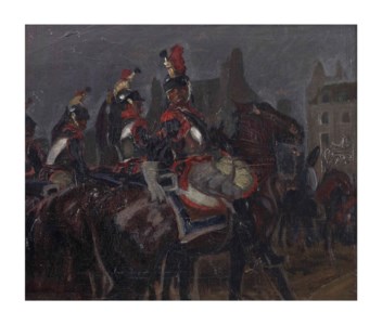 French cuirassiers, Paris