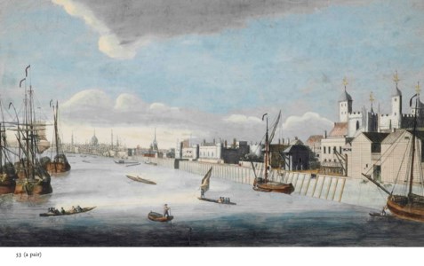 A View of the Tower, taken upon the Thames