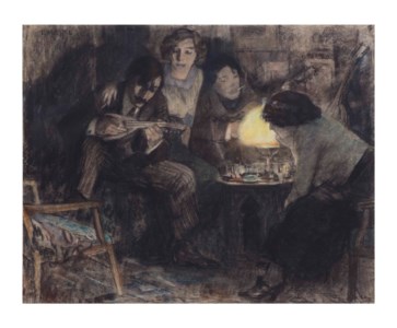 An evening at the 'Jan Steenzolder'