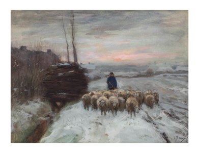 Guiding the flock to the heath, Laren