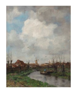 The canal: salad gardens near The Hague