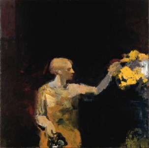 Woman with Yellow Flowers