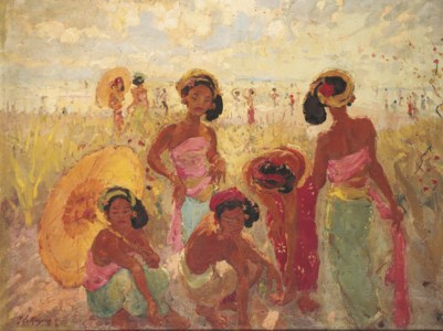 Adrien-Jean Le Mayeur, A beach scene in Bali