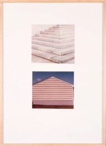 Court Steps, New York City 1966; Side facade of suburban house, Westfield, New Jersey 1965