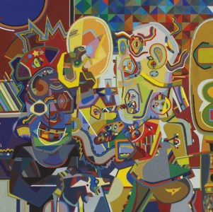 Untitled, W22 (Man Looking at Pork Chop)