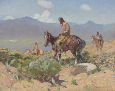 Indians on Horseback (Summer Hunt)