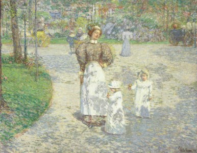Childe Hassam, Spring in Central Park