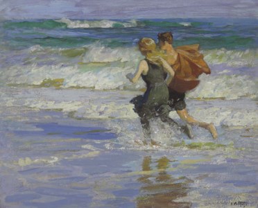 Edward Henry Potthast, At the Beach