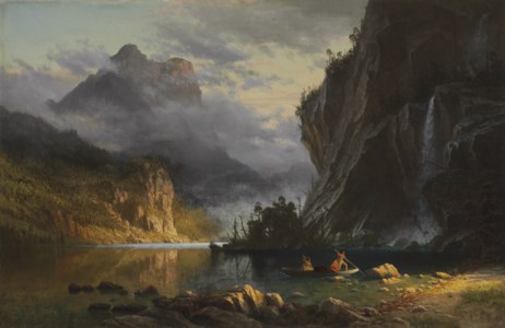 Albert Bierstadt, Indians Spear Fishing