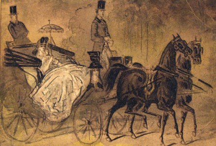 UNE DAME DANS LA VOITURE