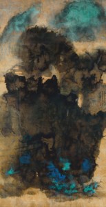 Zhang Da Qian, Ancient Temples Amidst Clouds