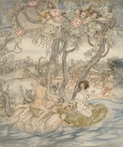 'The Music of the Stream': an unpublished illustration for King of the Golden River