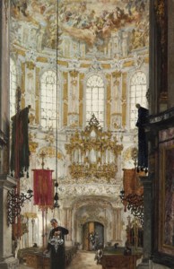 Inneres der Klosterkirche zu Ettal
