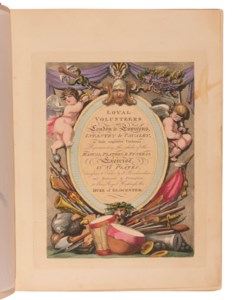 Loyal Volunteers of London and Environs, Infantry & Cavalry, in Their Respective Uniforms [engraved title:] – This Illuminated School of Mars or Review of the Loyal Volunteer Corps of London [letterpress title]. London: R. Ackermann (1798-1799).