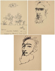 Untitled (Portraits of Husain)