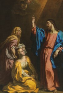 Christ appearing to Mary Magdalen and Martha