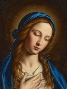 The Madonna in prayer